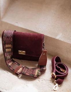 Clearance Sangle de sac Lysea - bordeaux à motifsEasy Clothes Sacs & Pochettes