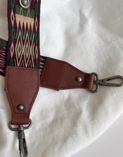Clearance Sangle de sac Lysea - bordeaux à motifsEasy Clothes Sacs & Pochettes