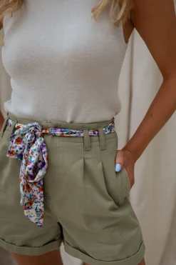 Discount Short Augu - kakiEasy Clothes Femme Jupes & Shorts