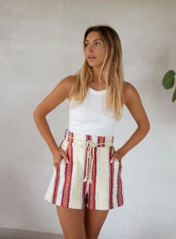 Best Sale Short Côme CREATION - écruEasy Clothes Femme Jupes & Shorts