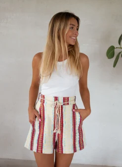 Best Sale Short Côme CREATION - écruEasy Clothes Femme Jupes & Shorts