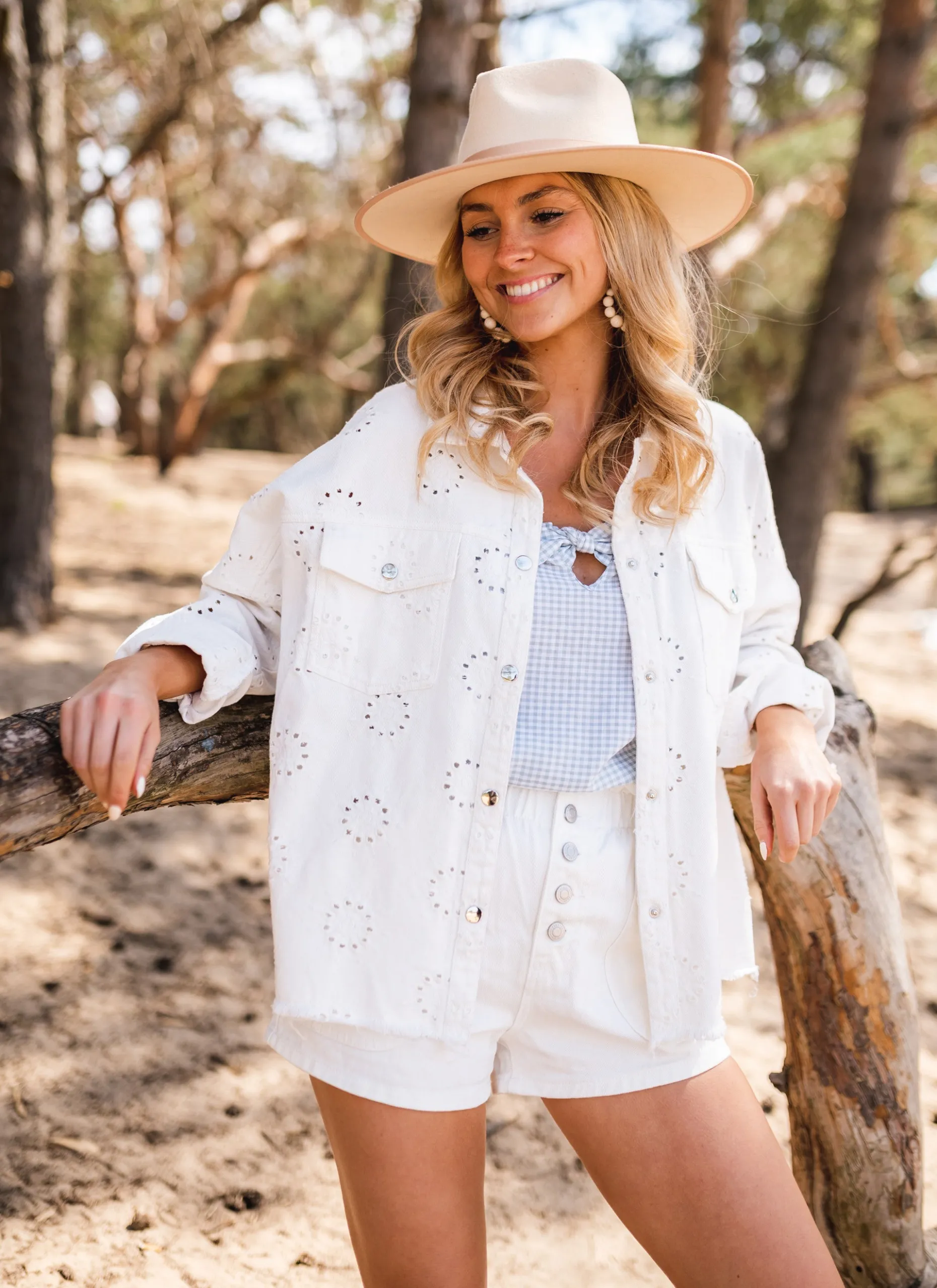 Hot Short Coline - écruEasy Clothes Femme Jupes & Shorts