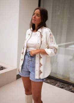 Outlet Short Dani - en jeansEasy Clothes Femme Jupes & Shorts