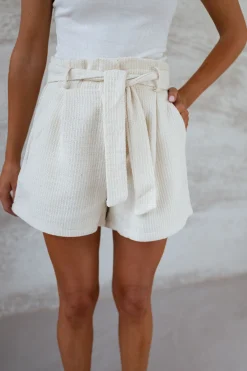 Online Short Gaspard - écruEasy Clothes Femme Jupes & Shorts