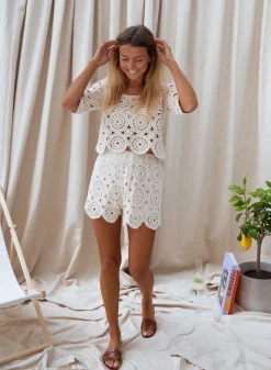 Cheap Short Marou - écru en crochetEasy Clothes Femme Jupes & Shorts