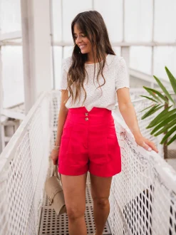 Cheap Short Rostie CREATION - rougeEasy Clothes Femme Jupes & Shorts