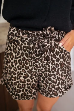 Best Short Saori - léopardEasy Clothes Femme Jupes & Shorts