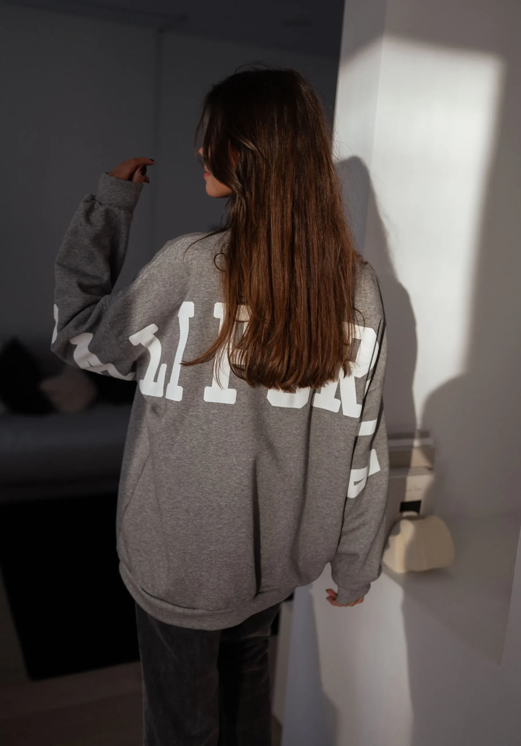 Flash Sale Sweat California - grisEasy Clothes Femme Pulls & Gilets