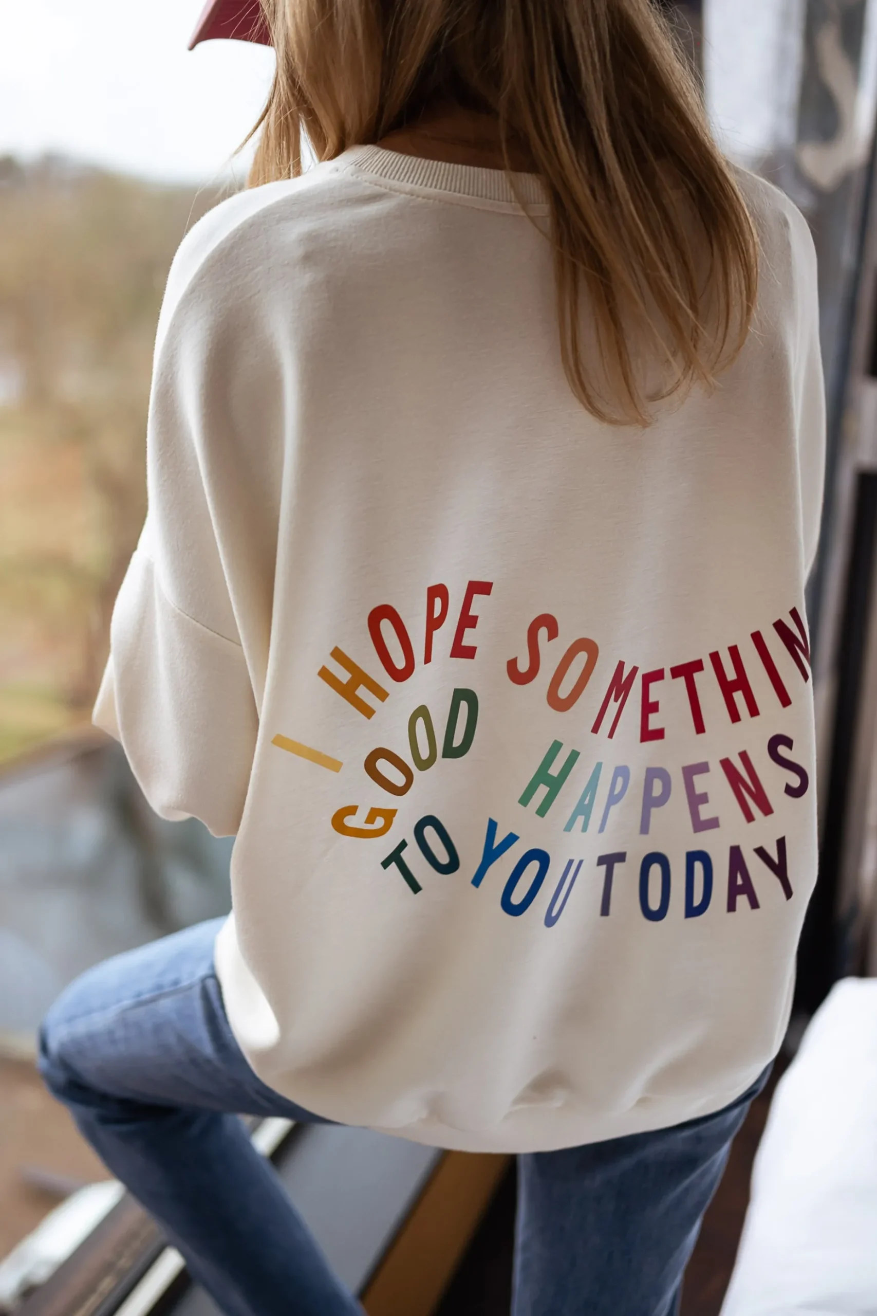 Cheap Sweat Galou - Écru à écrituresEasy Clothes Femme Pulls & Gilets