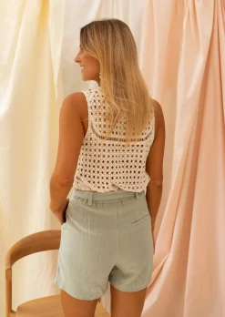 Discount Top Écru Aliette - En Crochet - Vêtements FémininsEasy Clothes Femme Tops & T-shirts