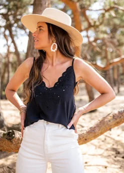 Shop Top Deborah - noirEasy Clothes Femme Tops & T-shirts