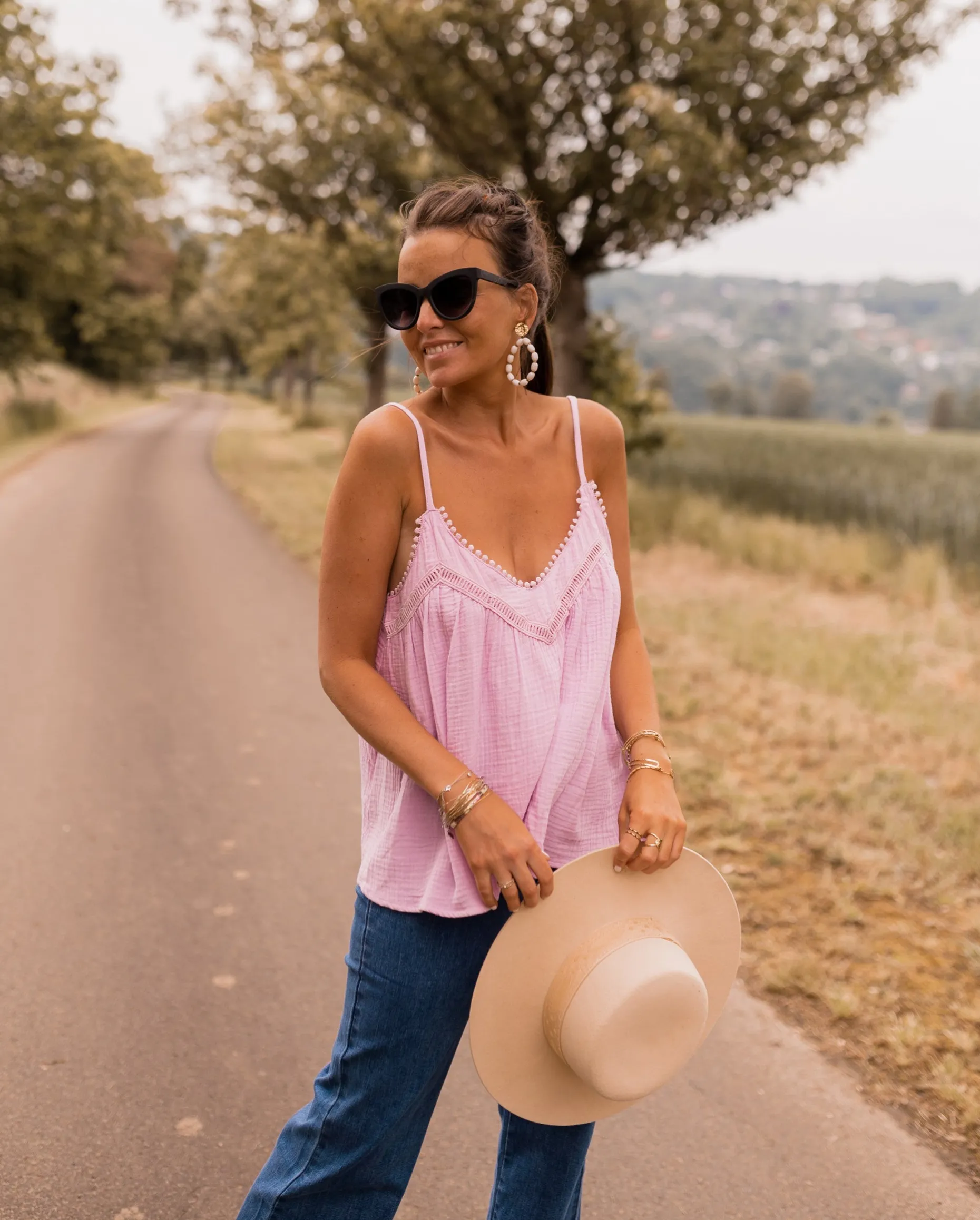 Sale Top Esmy - lilasEasy Clothes Femme Tops & T-shirts