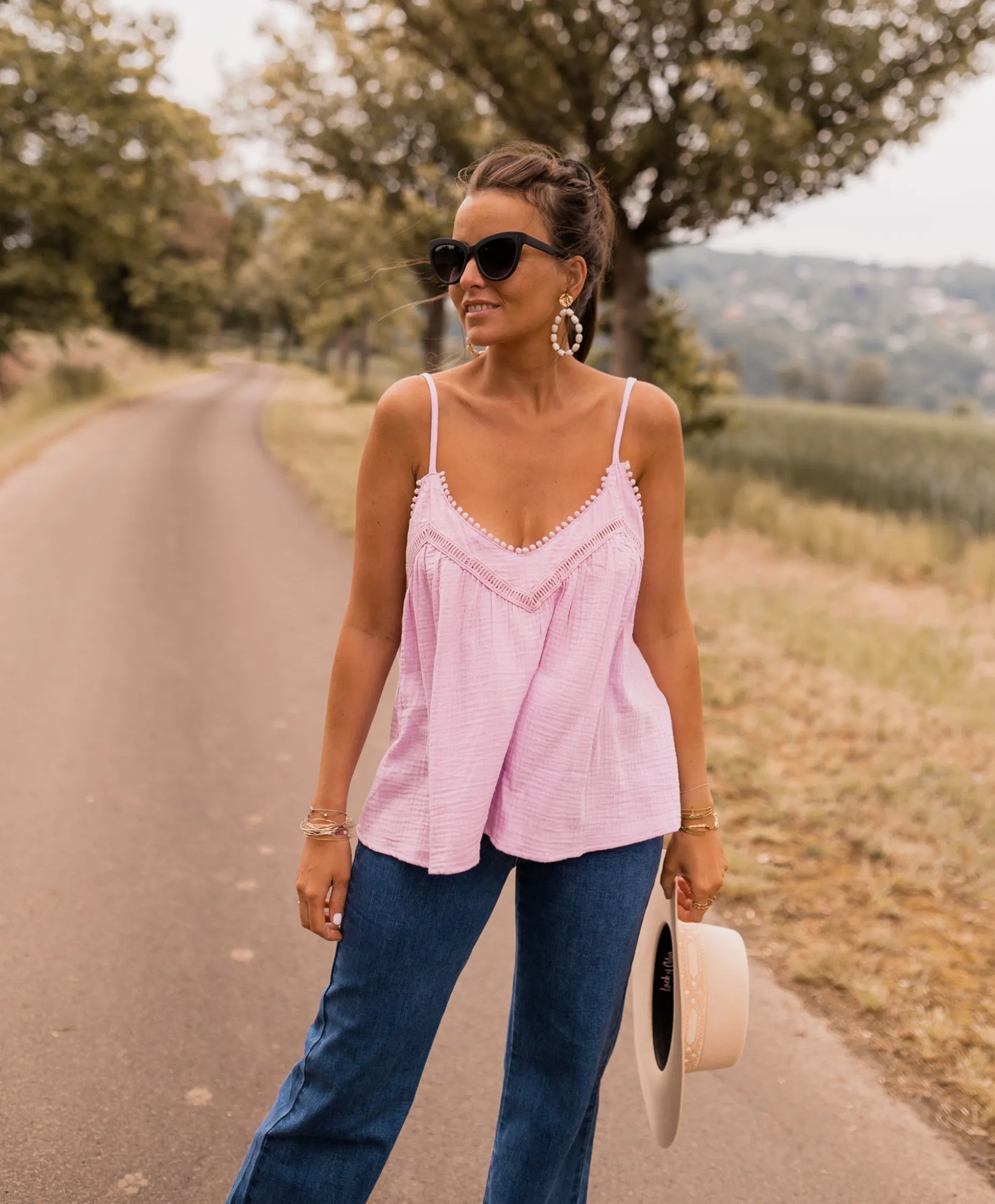 Sale Top Esmy - lilasEasy Clothes Femme Tops & T-shirts