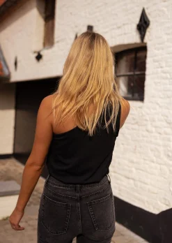 Discount Top Haby - Tressage Noir - DouxEasy Clothes Femme Tops & T-shirts