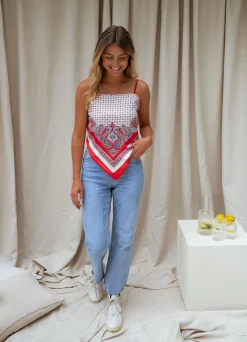 Discount Top Juline - effet bandanaEasy Clothes Femme Tops & T-shirts