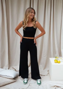 Cheap Top Kara noir | Top carré | Prêt-à-porter en ligne | Easy Clothes Femme Tops & T-shirts