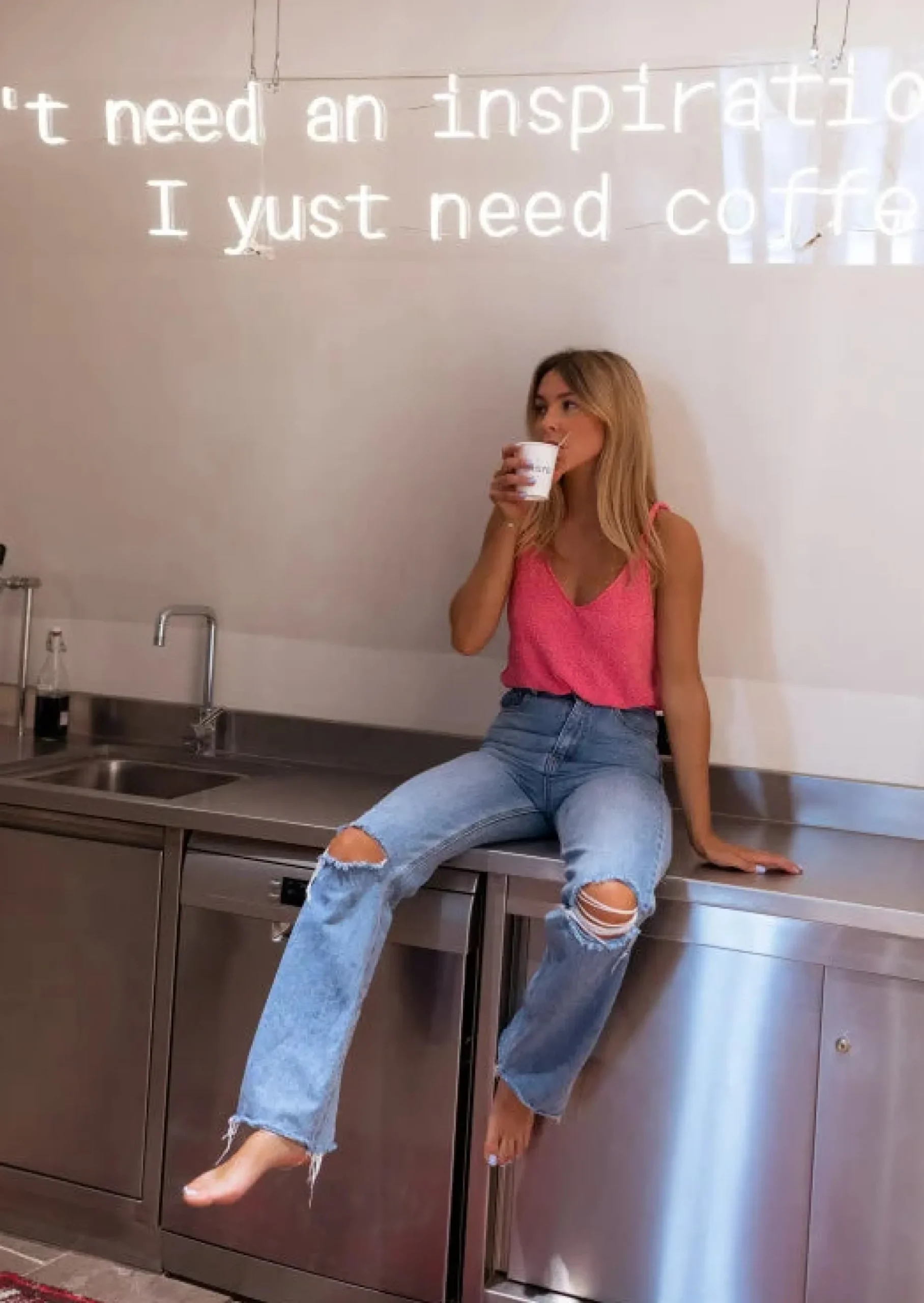 Best Top Neda rose effet laine | Top ample en laine | Prêt-à-porter en ligne | Easy Clothes Femme Tops & T-shirts