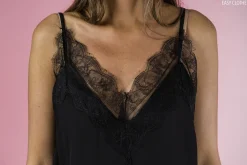 Outlet Top Pietra noir | Top noir léger | Prêt-à-porter en ligne | Easy Clothes Femme Tops & T-shirts