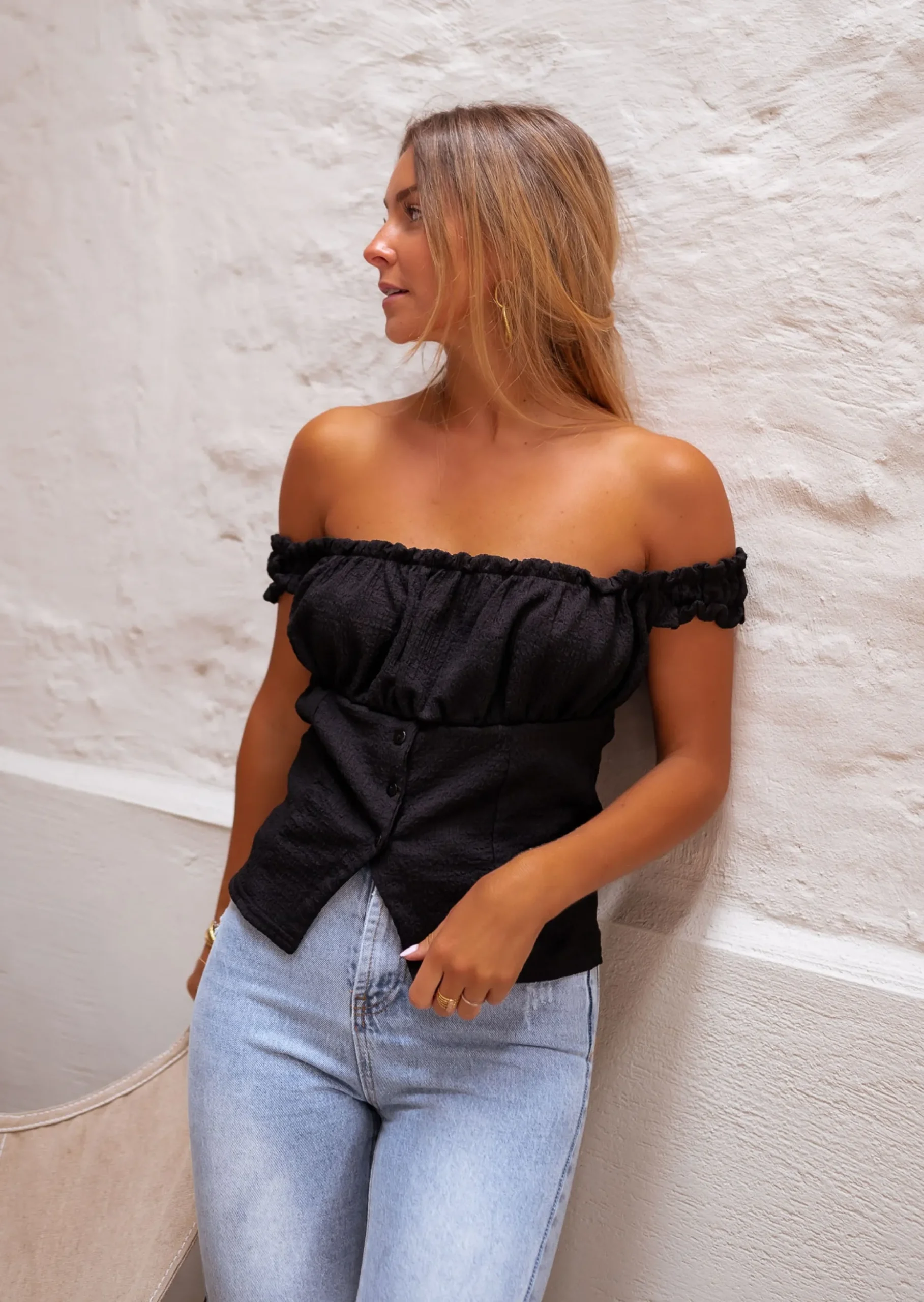 Shop Top Seera Noir - Made in France - Création Easy Clothes Femme Tops & T-shirts