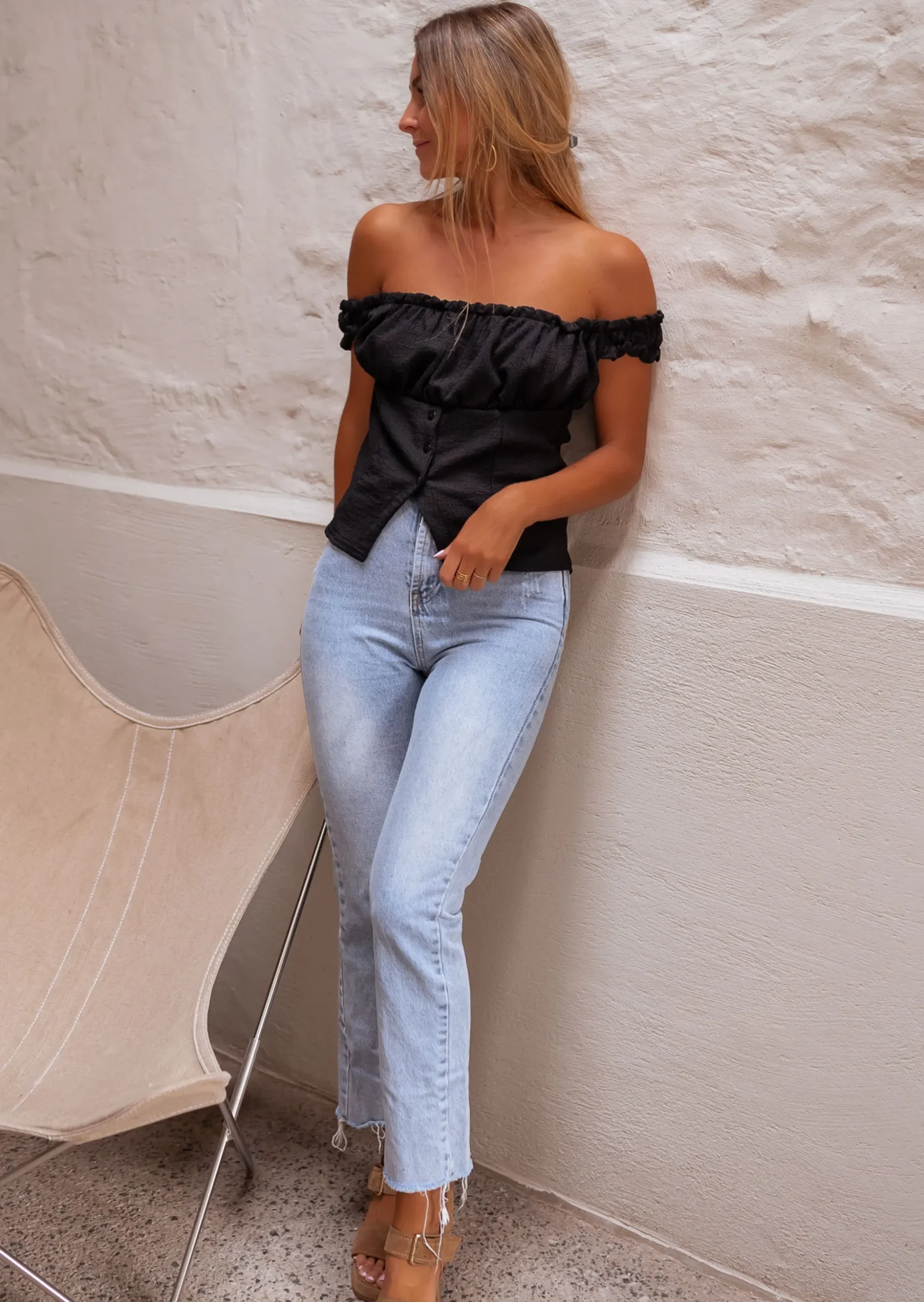 Shop Top Seera Noir - Made in France - Création Easy Clothes Femme Tops & T-shirts