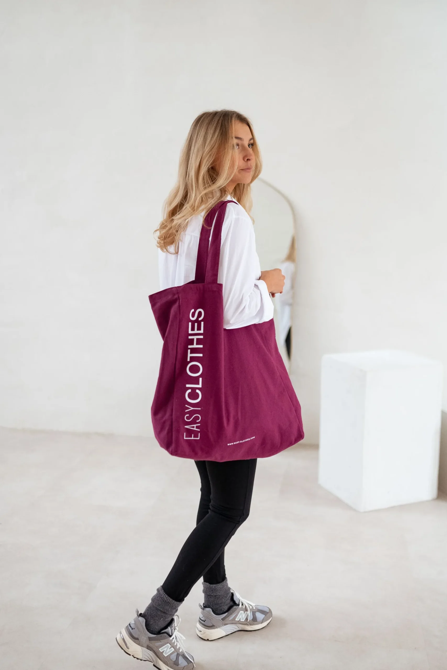 Clearance Tote bag EASY CLOTHES - bordeauxEasy Clothes Sacs & Pochettes