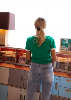 Flash Sale T-shirt Amor vert | T-shirt vert à imprimés | Prêt-à-porter en ligne | Easy Clothes Femme Tops & T-shirts