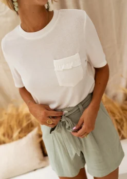 Cheap T-shirt Aviva Écru - Léger & Intemporel - Vêtements FemmeEasy Clothes Femme Tops & T-shirts