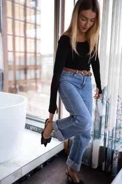 Online T-shirt Bertila - NoirEasy Clothes Femme Tops & T-shirts