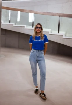 Clearance T-shirt Honoré - BleuEasy Clothes Femme Tops & T-shirts