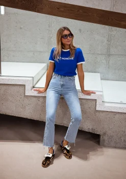 Clearance T-shirt Honoré - BleuEasy Clothes Femme Tops & T-shirts