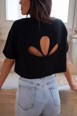 Hot T-shirt Jady CREATION - noirEasy Clothes Femme Tops & T-shirts