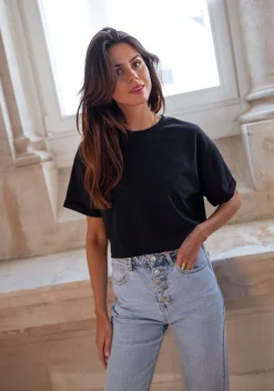 Hot T-shirt Jady CREATION - noirEasy Clothes Femme Tops & T-shirts