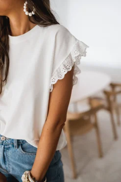 Store T-shirt Jeremie - blancEasy Clothes Femme Tops & T-shirts