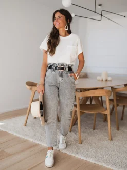 Sale T-shirt Léone - blancEasy Clothes Femme Tops & T-shirts