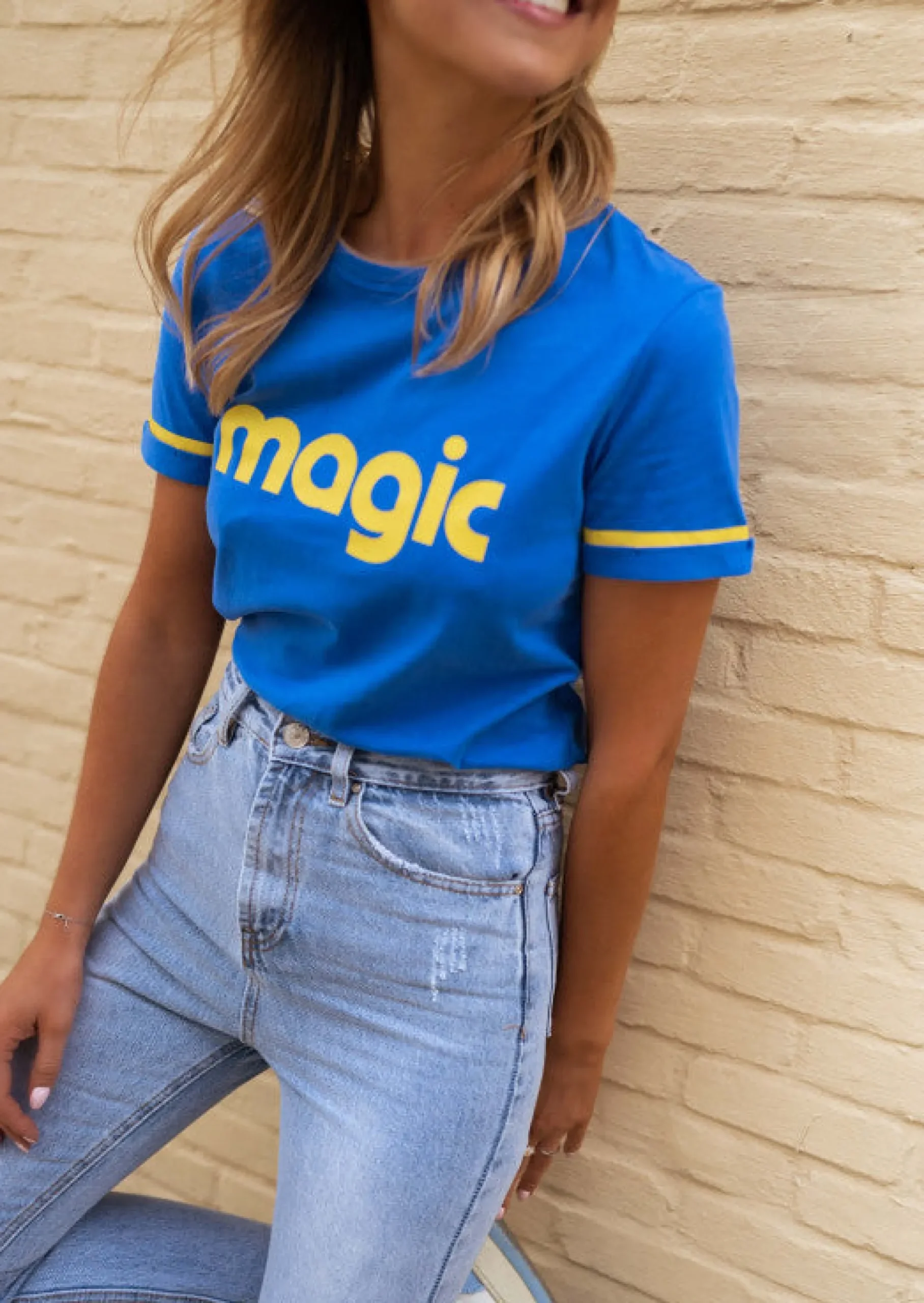 Outlet T-shirt Magic bleu | T-shirt à imprimés | Prêt-à-porter en ligne | Easy Clothes Femme Tops & T-shirts
