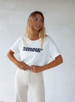 Sale T-shirt Moor - bleuEasy Clothes Femme Tops & T-shirts