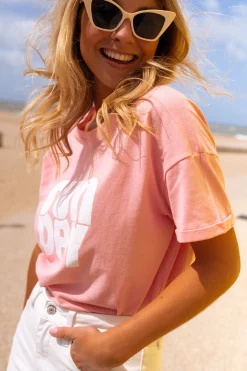 Best Sale T-shirt Sunday rose | T-shirt à imprimés | Prêt-à-porter en ligne | Easy Clothes Femme Tops & T-shirts