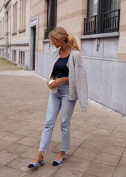 Clearance T-shirt Tonio Moulant - Bleu Marine - Made In ItalyEasy Clothes Femme Tops & T-shirts